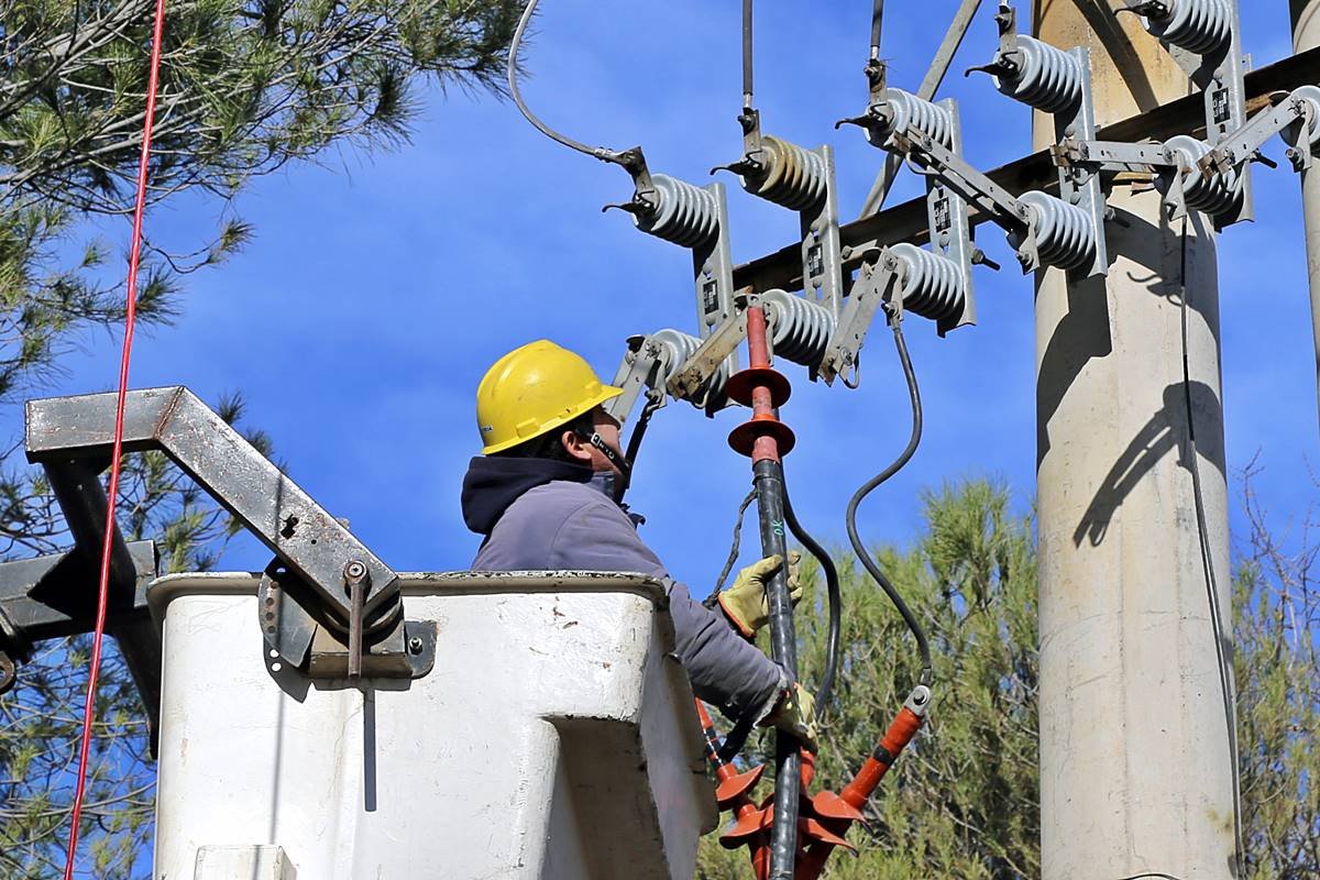 Corte de Energía para una zona de Concordia. Corte de Energía para una zona de Concordia.