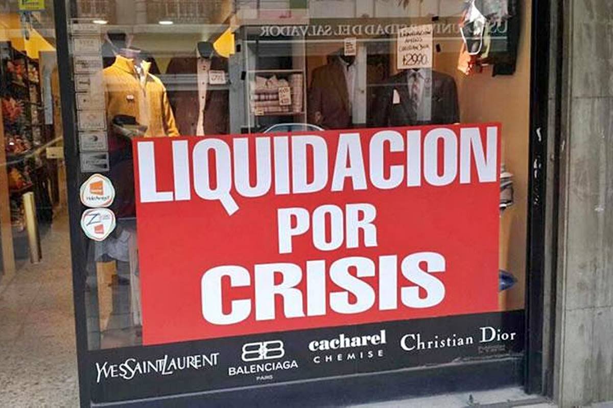 Más de 500 pymes cerradas en dos años.