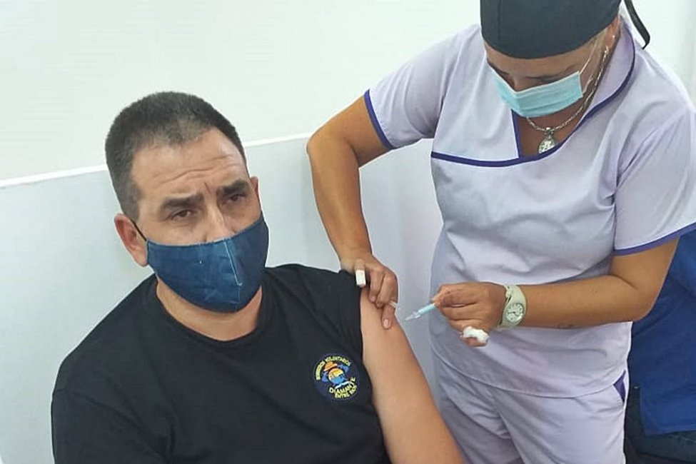 COVID: Comenzaron a vacunar a Bomberos Voluntarios y en Concordia se esperan novedades