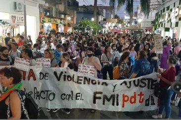 La marcha comenzó en Peatonal y Urdinarrain La marcha comenzó en Peatonal y Urdinarrain