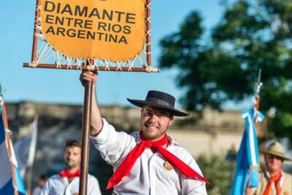 Leonardo Airaldi desfilando en la Sociedad Rural de Palermo