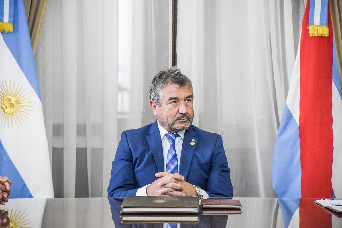 Ministro de Seguridad Néstor Roncaglia.