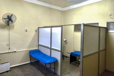 Las obras en el nosocomio iniciaron en abril de este año. Las obras en el nosocomio iniciaron en abril de este año.