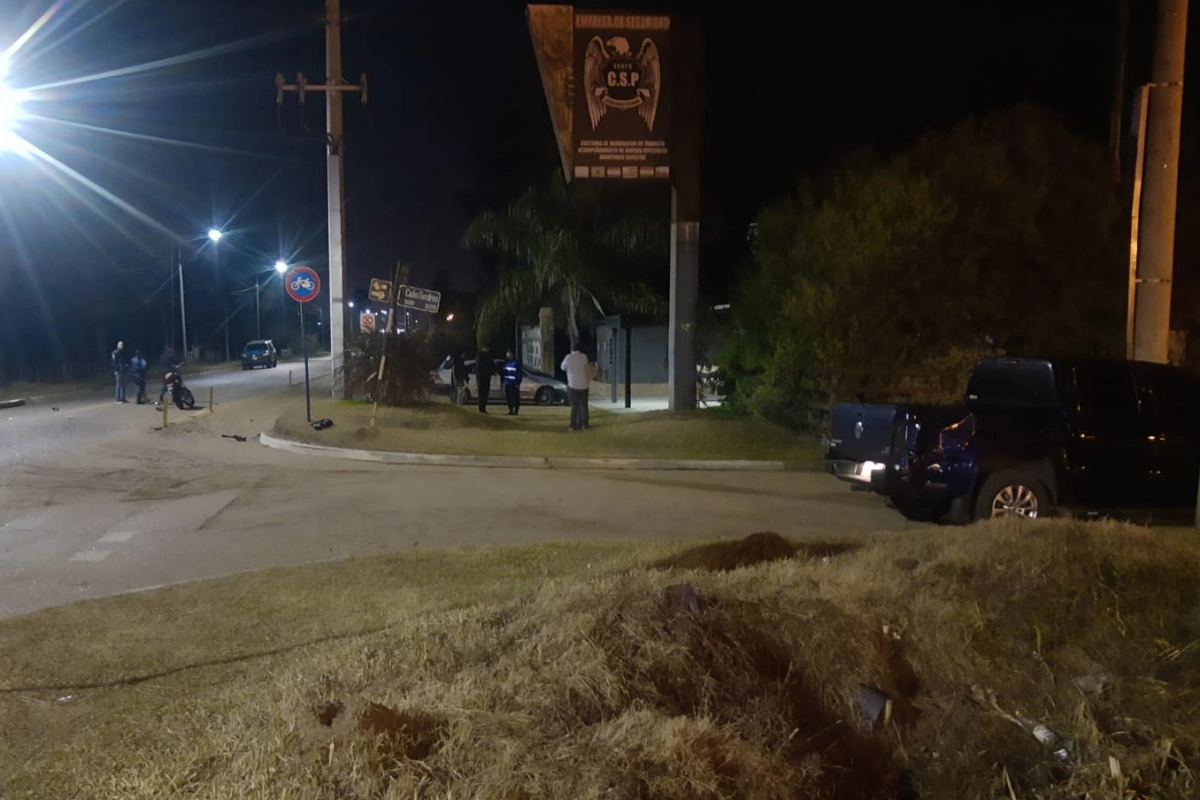 El hecho ocurrió sobre la avenida Mons. Rosch. El hecho ocurrió sobre la avenida Mons. Rosch.