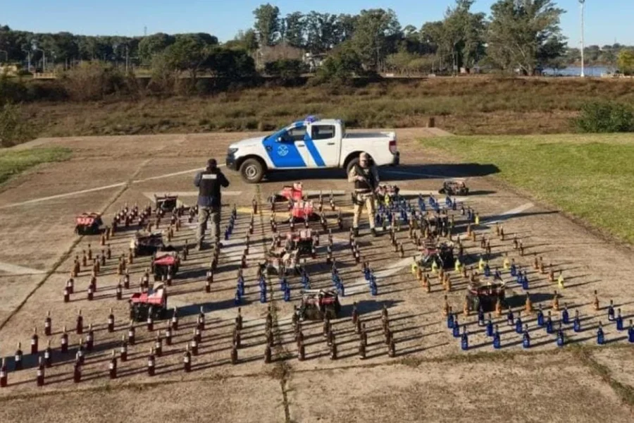 Lo incautado esta valuado en mas de dos millones de pesos.