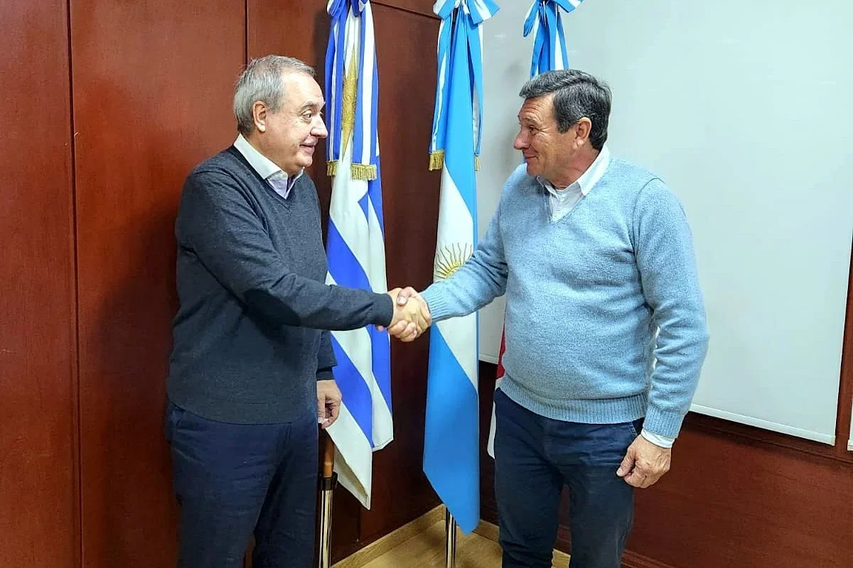 Ferrari y ele presidente de la CTM Salto Grande Ferrari y ele presidente de la CTM Salto Grande