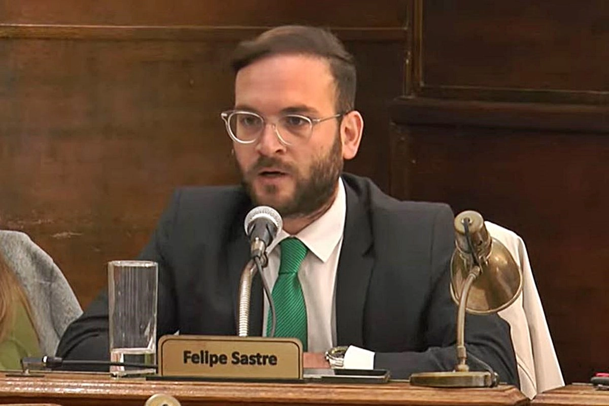 El concejal Felipe Sastre en la Sesión de este jueves. El concejal Felipe Sastre en la Sesión de este jueves.