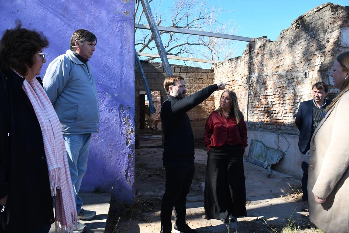 Azcué y Sack recorrieron obras en conjunto. Azcué y Sack recorrieron obras en conjunto.