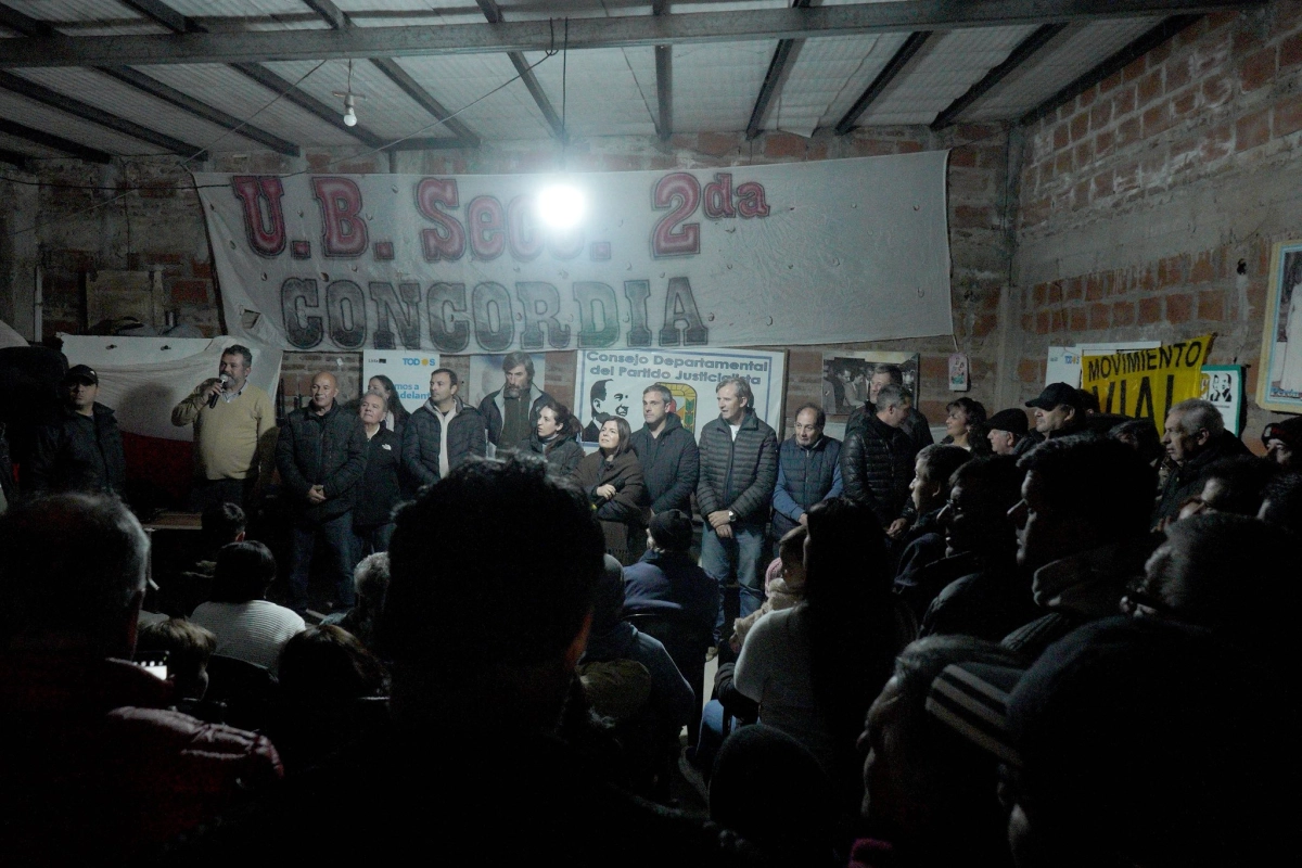 Arrieta organiz&oacute; la reuni&oacute;n del PJ en la Unidad B&aacute;sica 2 de Concordia.