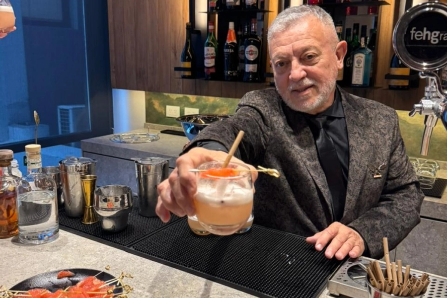 El barman Sergio Rodríguez