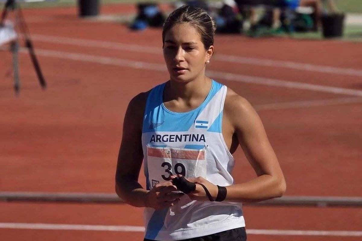 Carmela Cocco en los Panamericanos de Atletismo. Carmela Cocco en los Panamericanos de Atletismo.