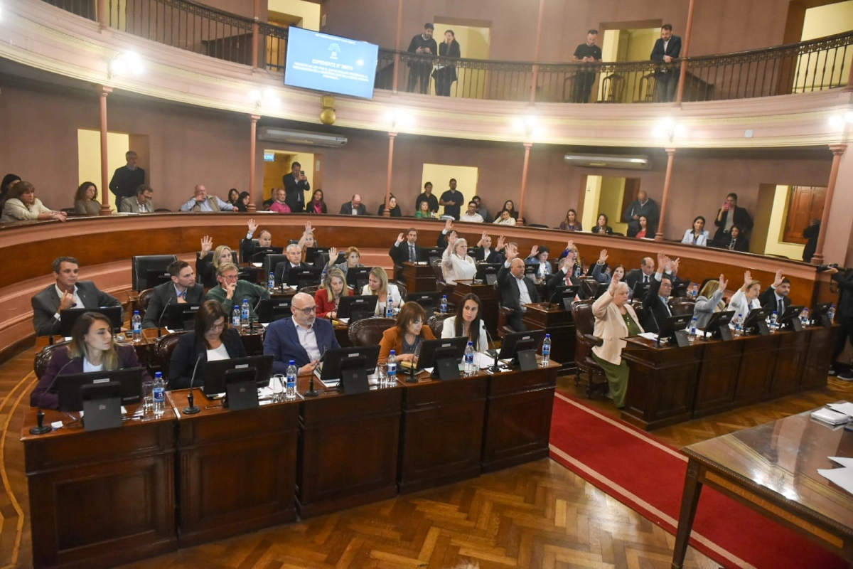 El momento de la votación en Diputados El momento de la votación en Diputados