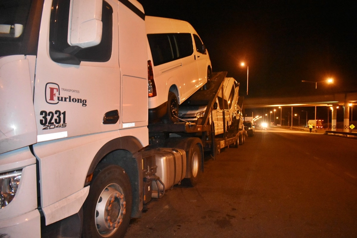 El camionero fue demorado a 5 kilóemtros del lugar del accidente El camionero fue demorado a 5 kilóemtros del lugar del accidente