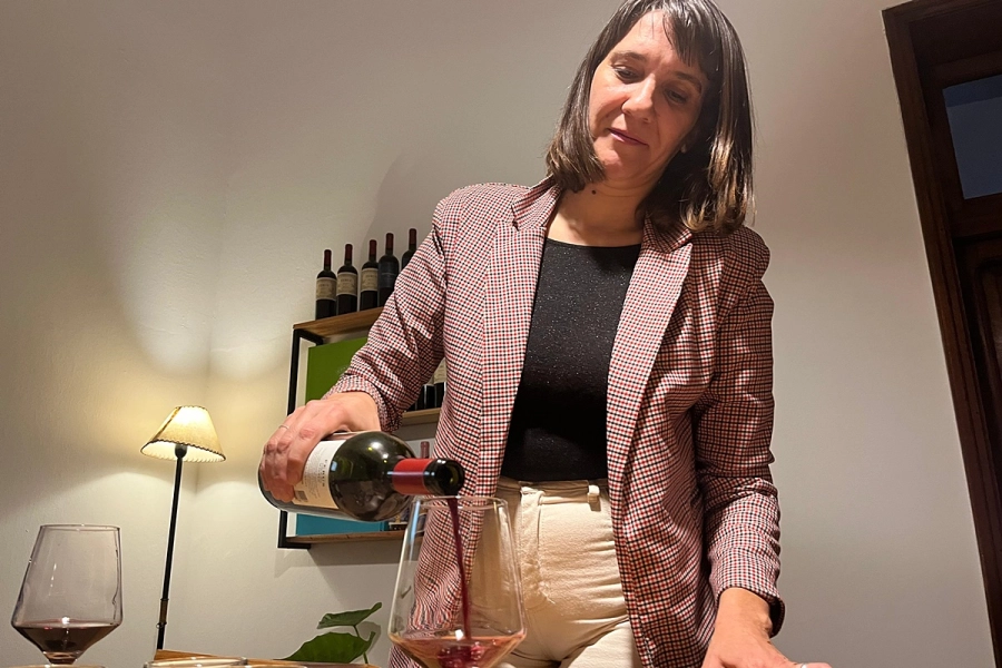 Beba Wine, anfitriona e impulsora del emprendimiento.