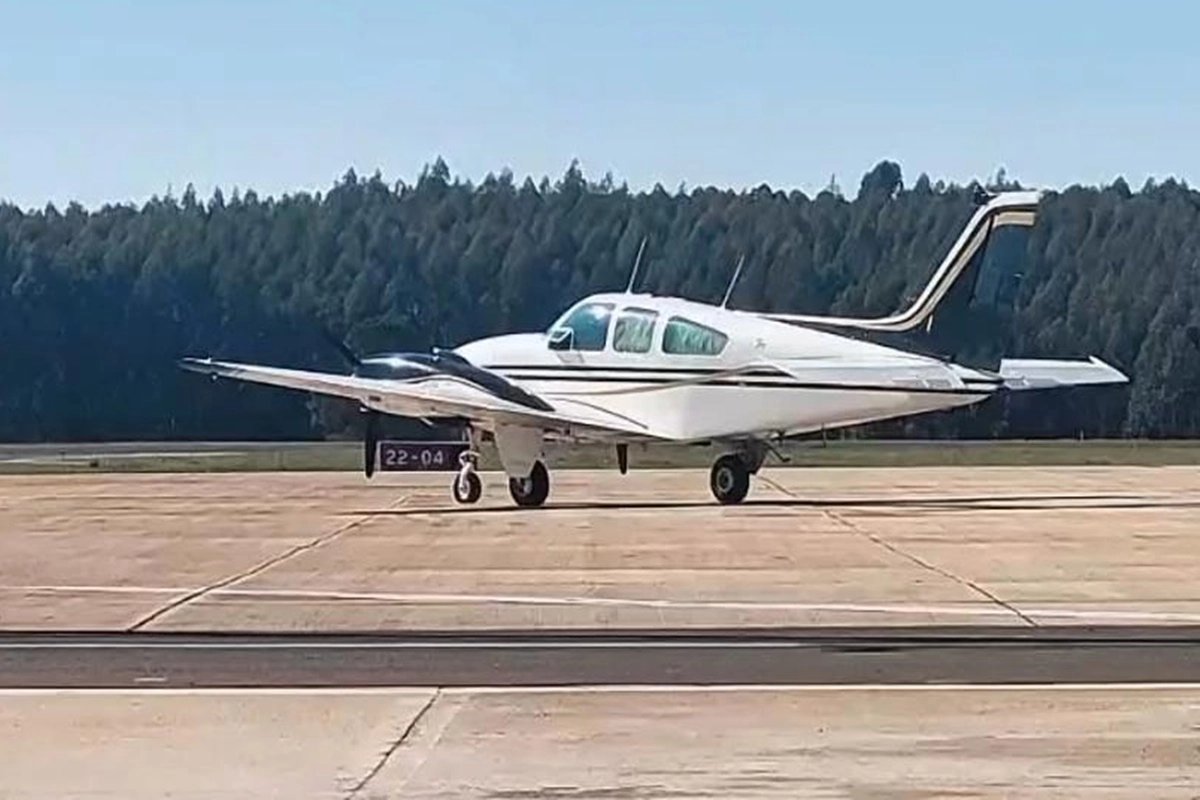 La aeronave que este martes estrenó el aeropuerto de Concordia