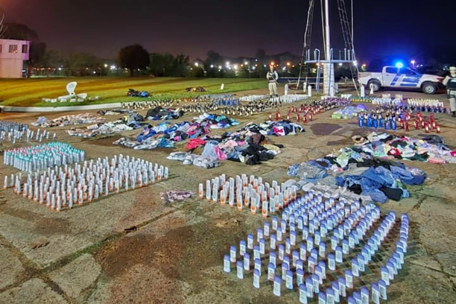 Parte de la mercader&iacute;a incautada.