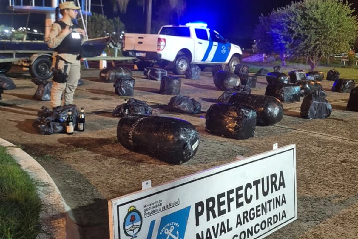 Se estima que la mercadería incautada tiene un valor de 45 millones de pesos.