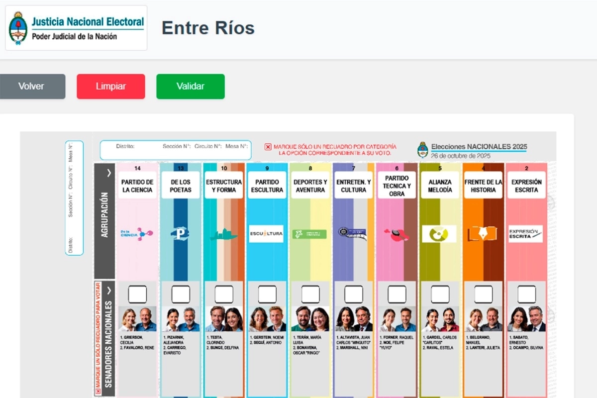 Los votantes podrán realizar un ensayo virtual de su voto de cara a las próximas elecciones.