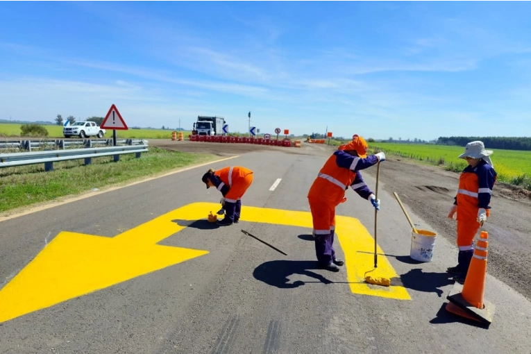 Vialidad se limita a señalizar los riesgos en las rutas nacionales de Entre Ríos