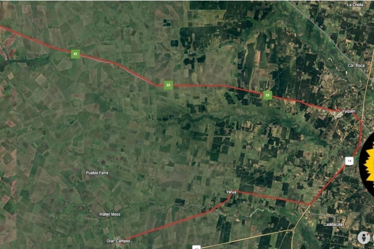 Buscan rastros del chofer Sebastián Palacios en la región de Salto Grande