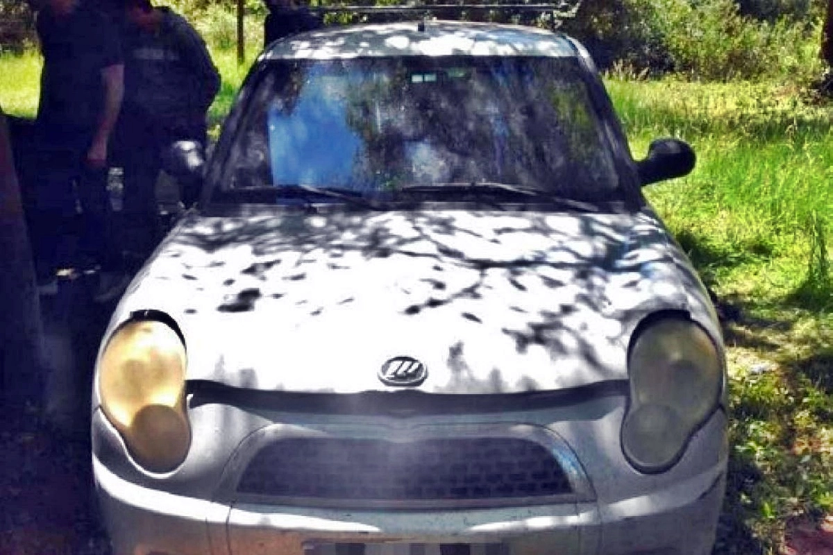 El auto estaba a orillas del r&iacute;o Uruguay, al sur de Salto.