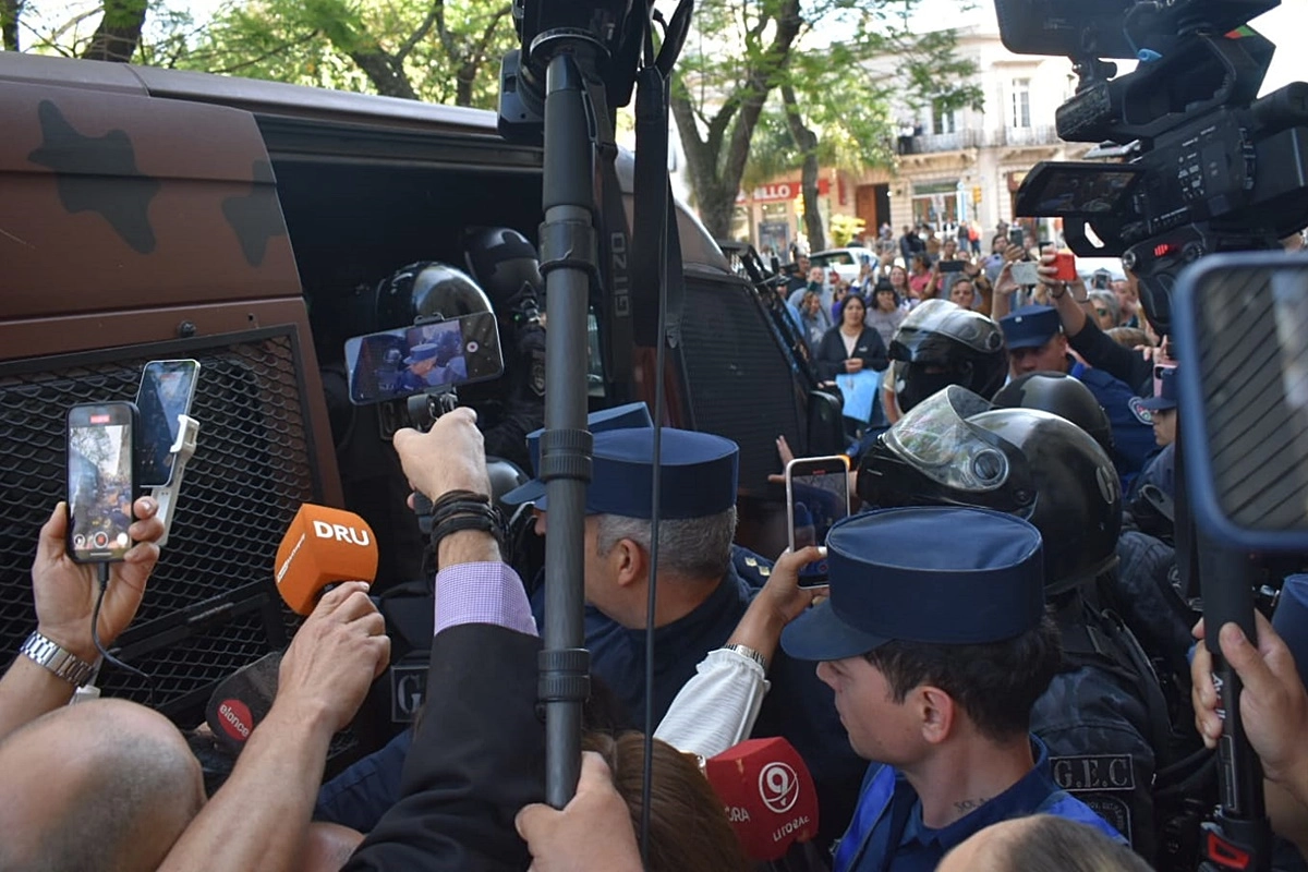 La llegada de Laurta a la Jefatura Concordia