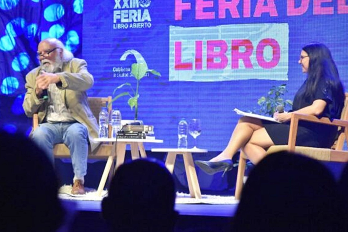 Juan Sasturain, en la presentación del miércoles. Juan Sasturain, en la presentación del miércoles.