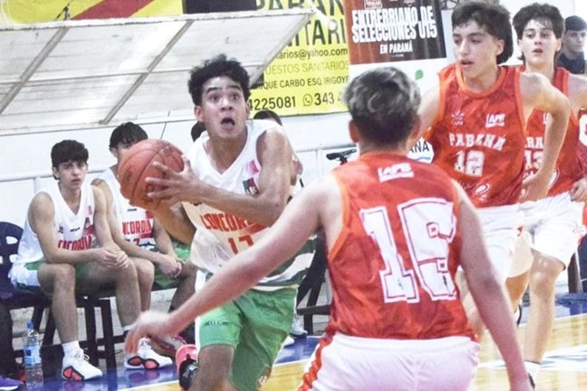 Fue tercer puesto para Concordia en el Entrerriano U15 de B&aacute;squet.