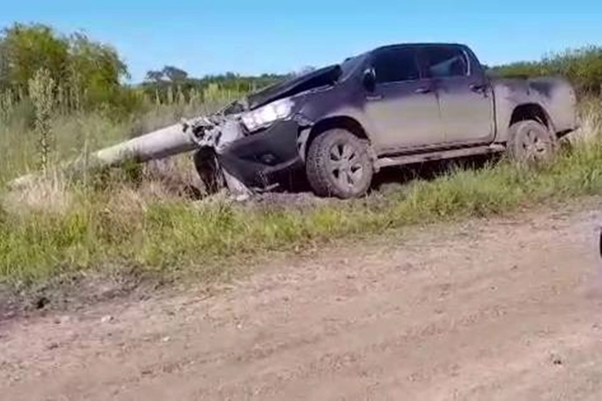 El vehículo en cuestión pertenecería a un productor de la zona.