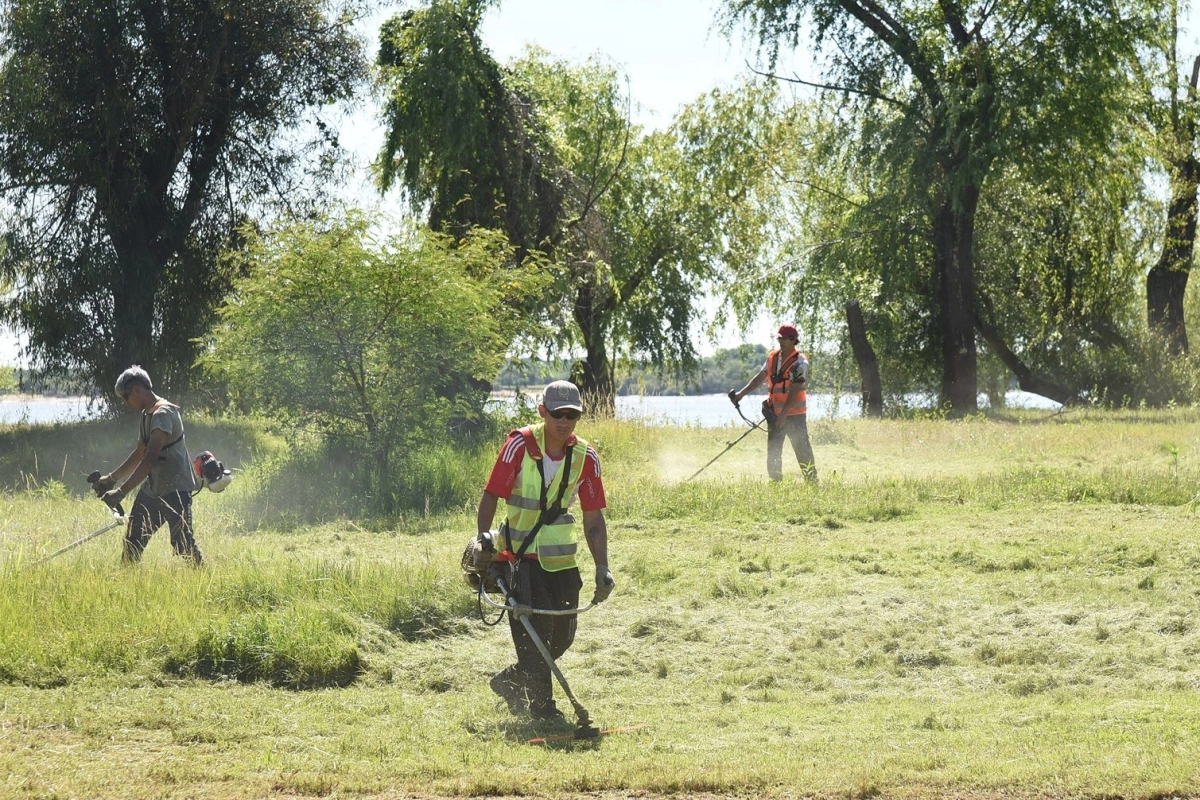 Trabajos en Playas de Concepción de Uruguay