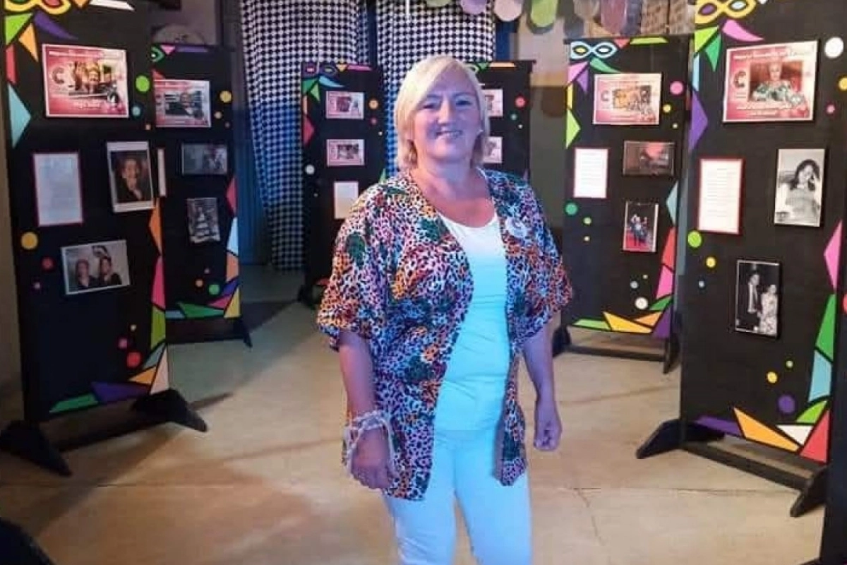 La coordinadora del Museo del Carnaval presente en el Foro.