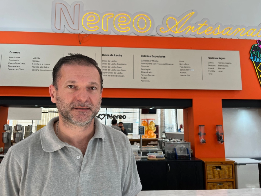 Franco Nonino, responsable de Helados Nereo