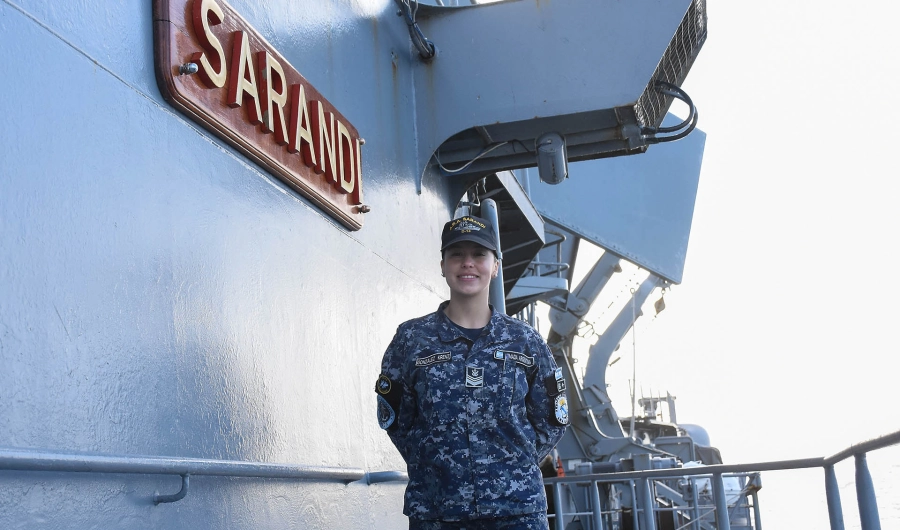 ElSarand&iacute; es uno de los destructores de la Armada