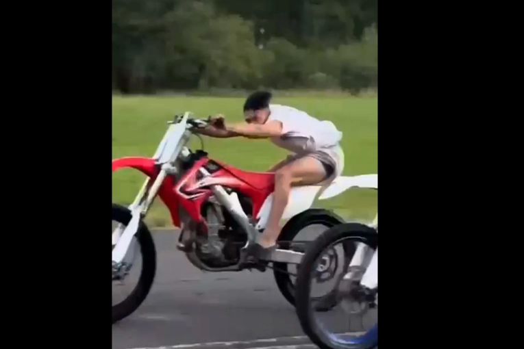 VIDEO: Picadas e imprudencia en plena ruta nacional 015