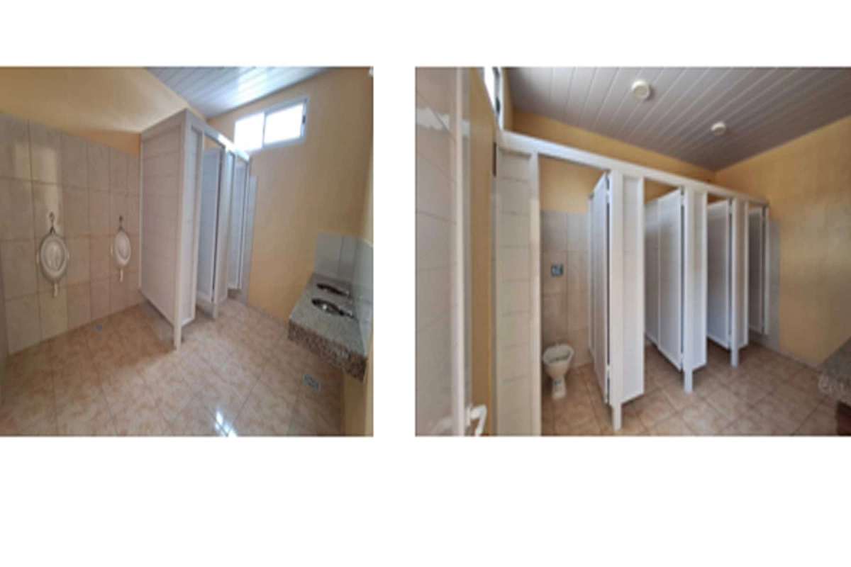 Trabajos en los sanitarios.