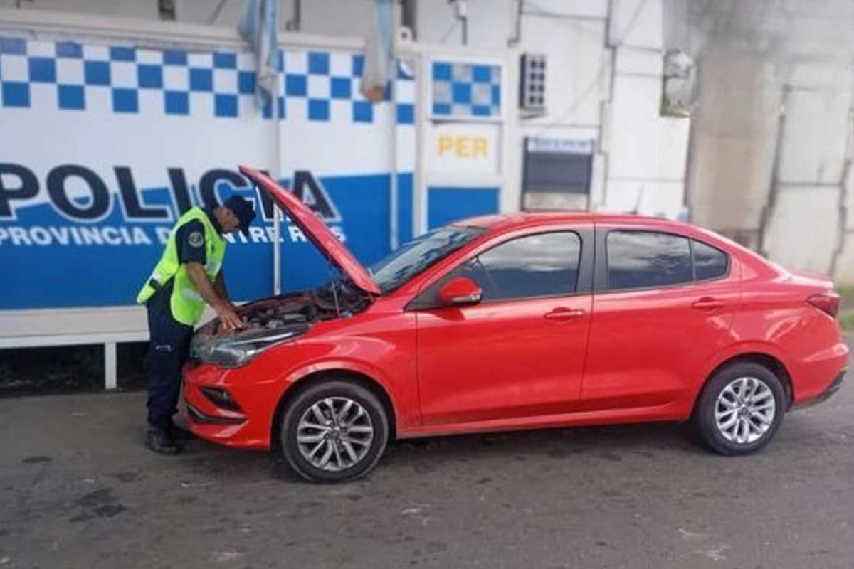 El auto tenía pedido de secuestro.
