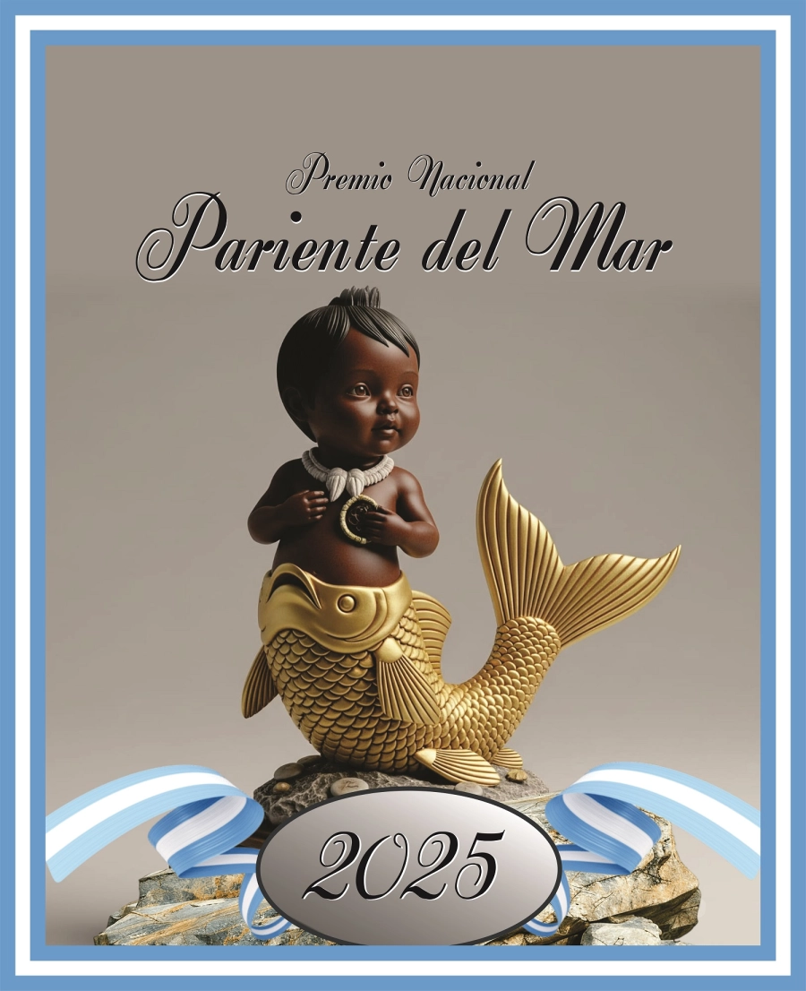 El negrito del r&iacute;o es la figura oficial de la premiaci&oacute;n.