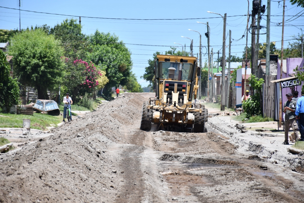 Parte de los trabajos que se realizan en Benito Legerén