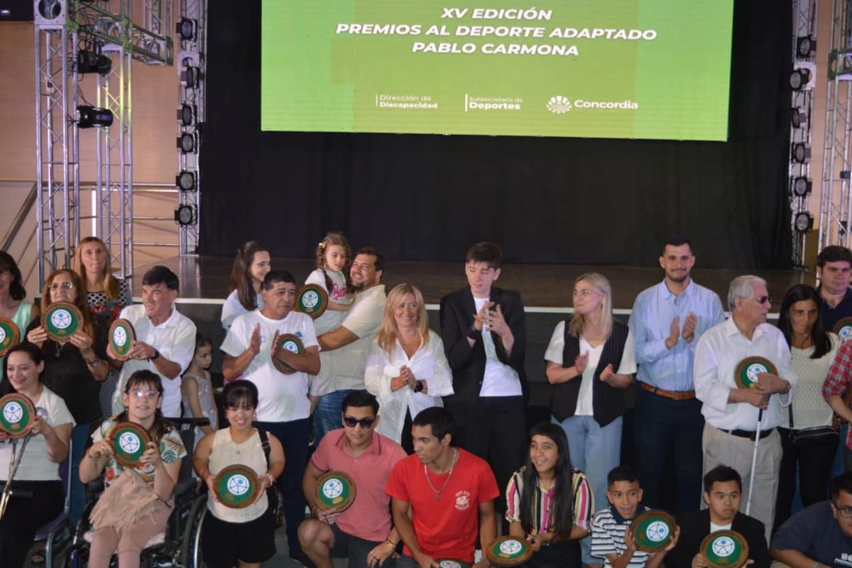 Nueva edición de los Premios al Deporte Adaptado en Concordia.