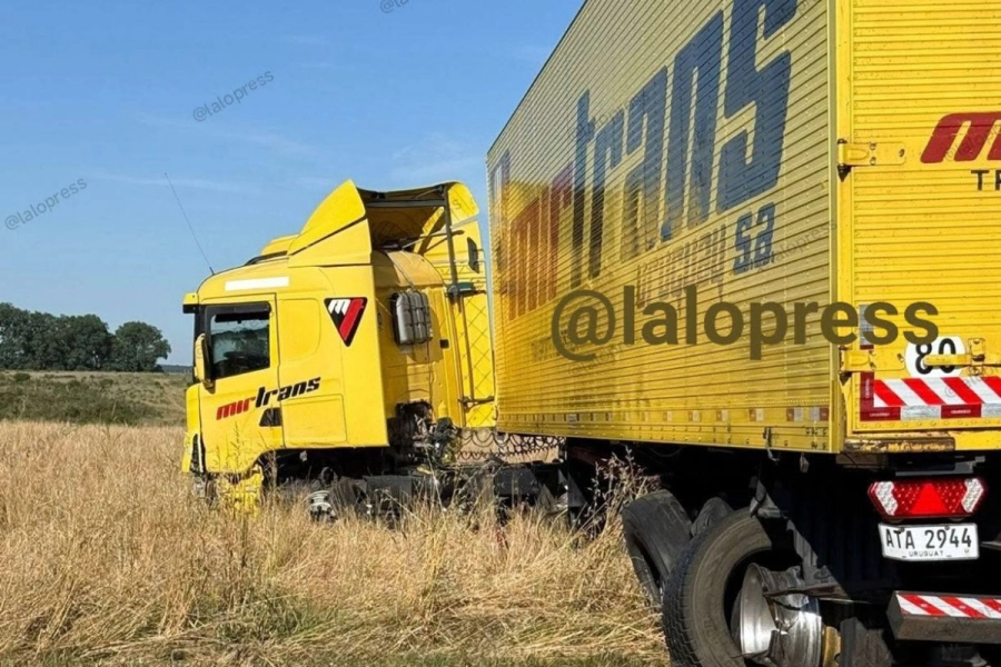 La camioneta habr&iacute;a chocado con un cami&oacute;n.