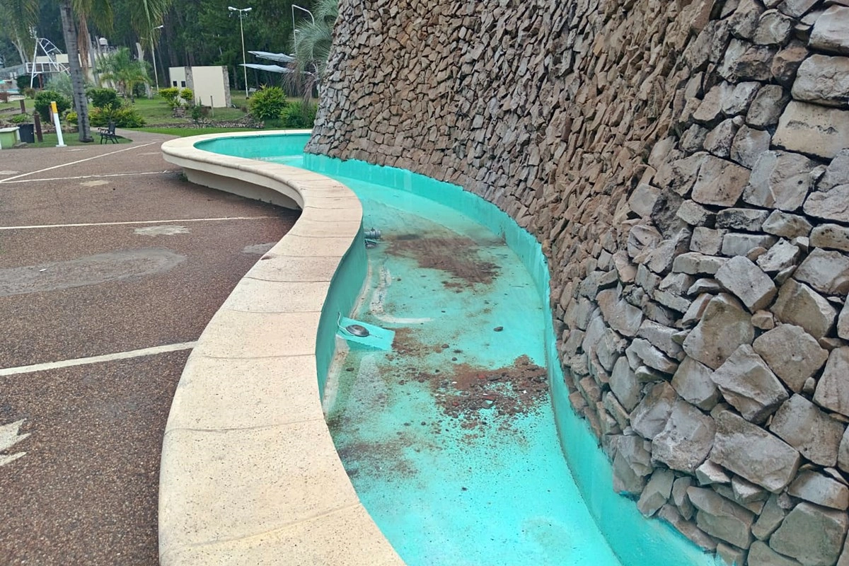 El lugar donde ocurri&oacute; el accidente con la menor cuyo brazo qued&oacute; atrapado