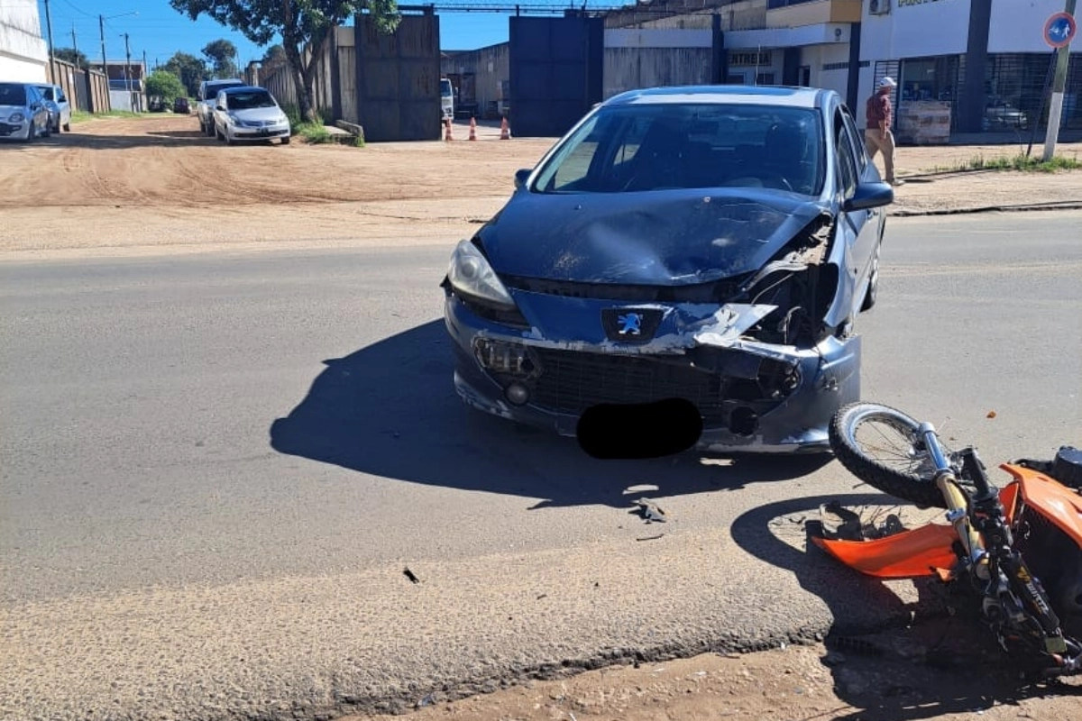 El motociclista debi&oacute; ser trasladado al hospital Masvernat.