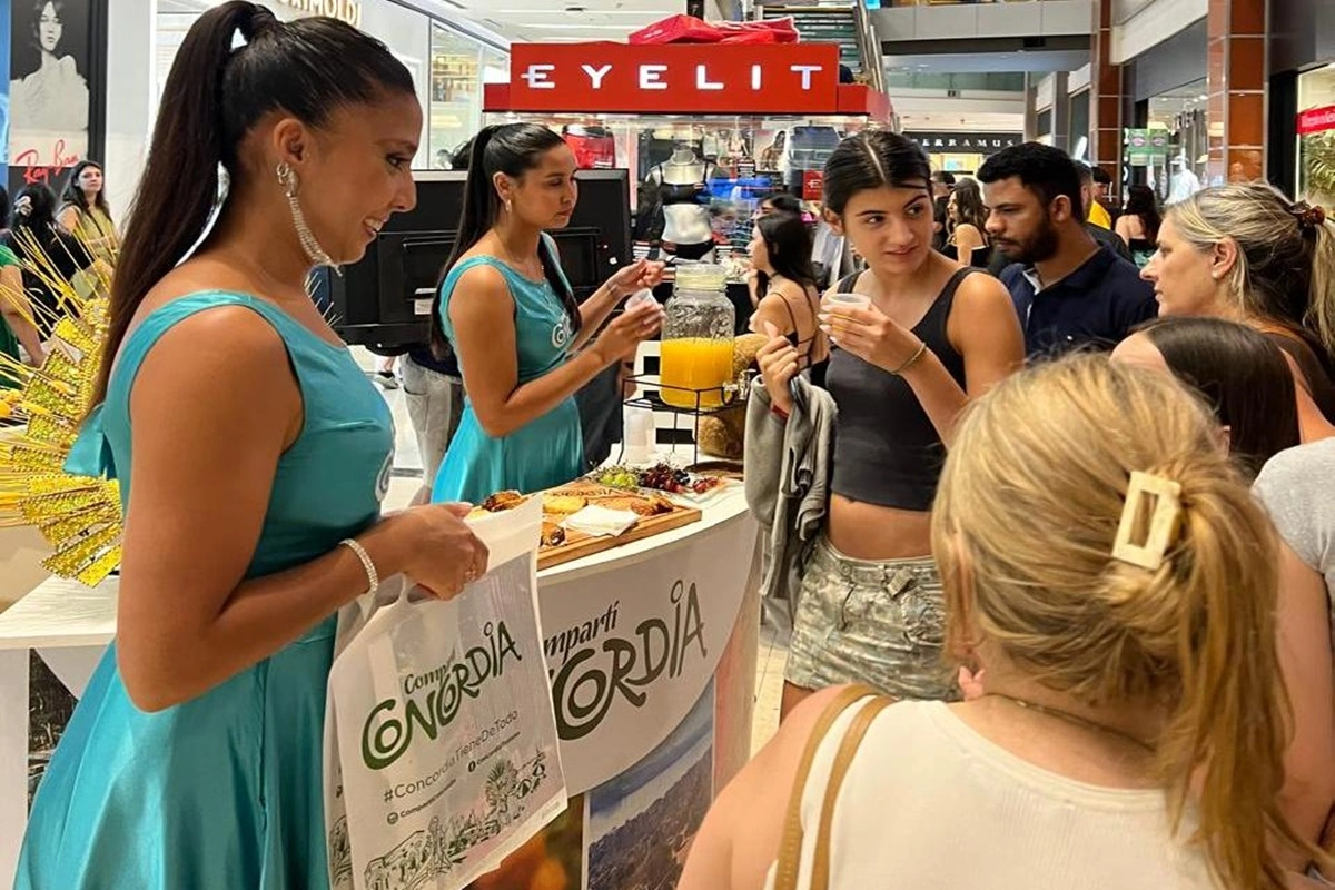 El stand concordiense se ubic&oacute; en DOT Shopping de Capital Federal.