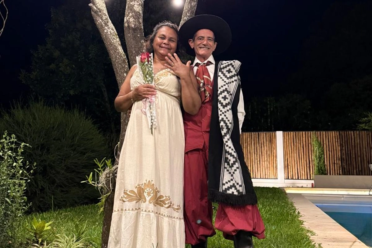 Un concordiense le propuso casamiento a su pareja en el inicio del 2026.