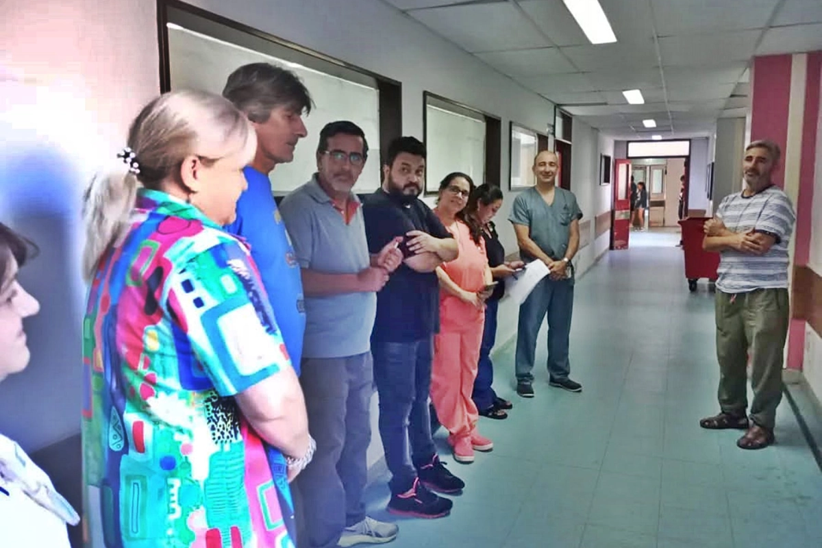 Sentido homenaje en el hospital Masvernat.