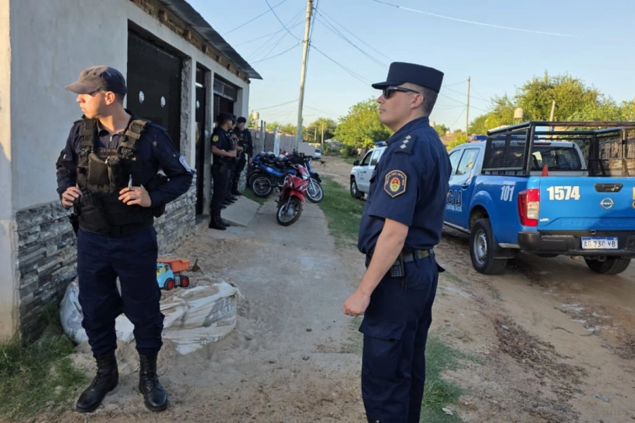 Intervino personal policial de la Jefatura Departamental Concordia.