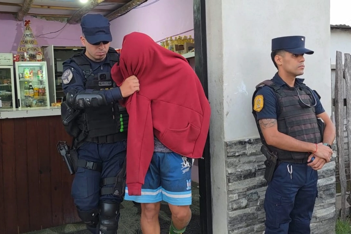 El operativo result&oacute; positivo y acab&oacute; con dos detenidos.