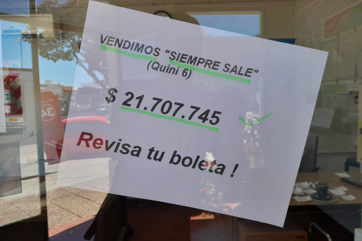 La agencia advierte sobre la boleta ganadora.