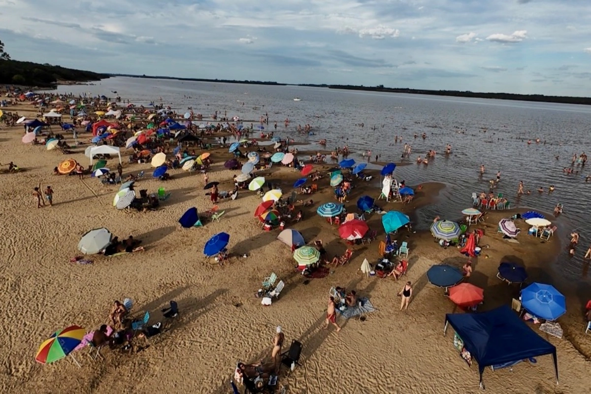 Las playas de Concepci&oacute;n del Uruguay batieron r&eacute;cords.