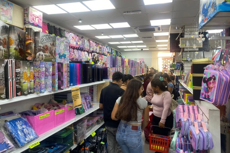 Las familias ya comenzaron con las compras de &uacute;tiles.